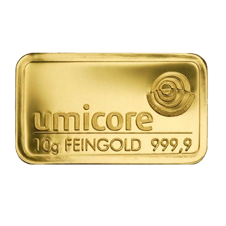 Lingot d’or de 10 grammes