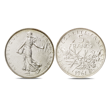 Franc français en argent