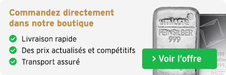 Boutique en ligne GWK - référence - lingots d'argent