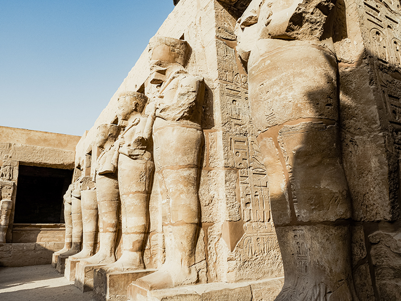 Temple,Of,Karnak,,In,Luxor,,Egypt.,Tourism,And,History,Concept.